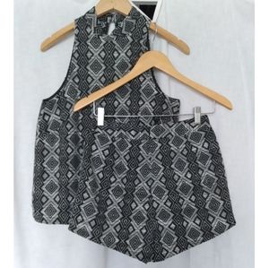 Two Piece shorts/skort with top